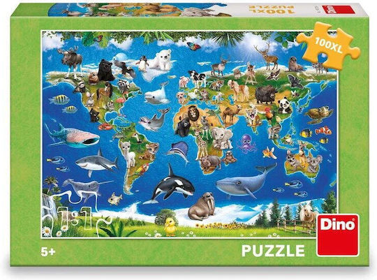 Kinderpuzzle für 3++ Jahre 100pcs Dino