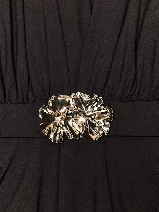 Midi Abendkleid Braun