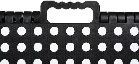 Πτυσσόμενο Σκαλοσκαμπό 33x26.7x27 F-v Footboard Black 133599 33x26.7x27 Πολυπροπυλένιο