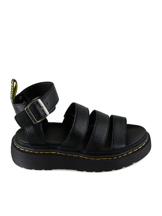 Γυναικεία Σανδάλια Flatforms Μαύρα