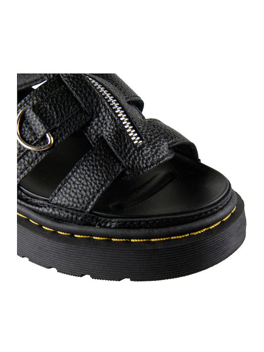 Γυναικεία Σανδάλια Gladiator Flatforms Μαύρα