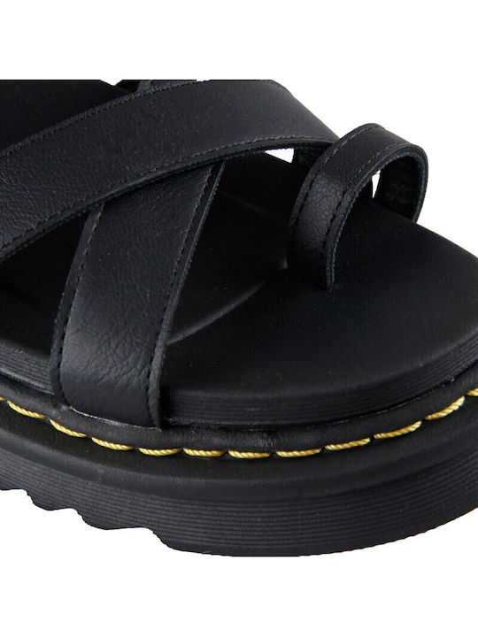 Women's Flat Sandals Flatforms in Black Color