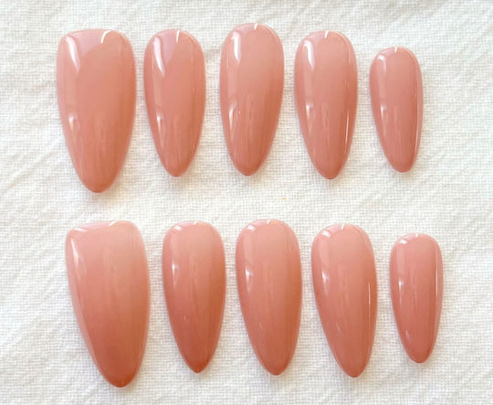 Nailvana Tipsuri Unghii False Handmade Nude Moi Mici