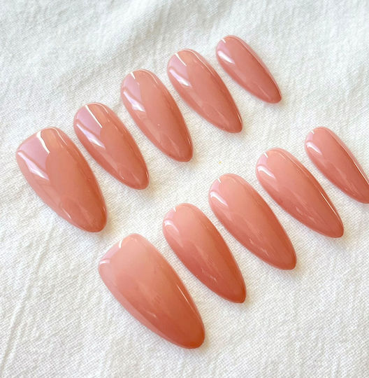 Nailvana Tipsuri Unghii False Handmade Nude Moi Mici