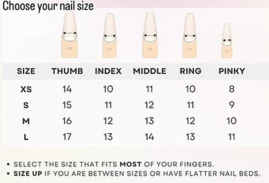 Nailvana Tipsuri Unghii False Handmade Sunset Glow Press-on Medii