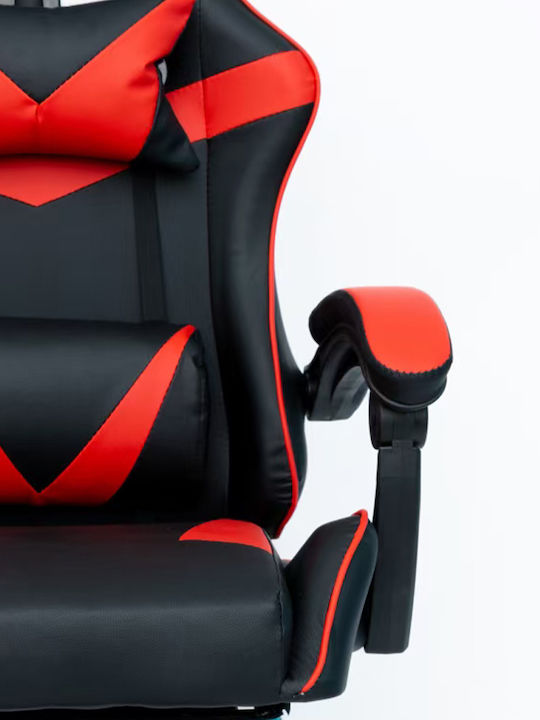 Bakaji 02842904 Gaming Chair with Footrest Red