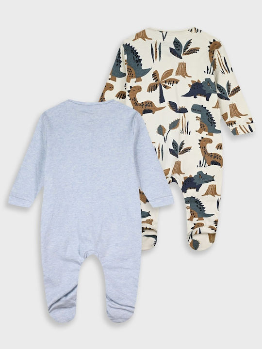 Energiers Printed Baby Bodysuit Set Multicolour 2pcs