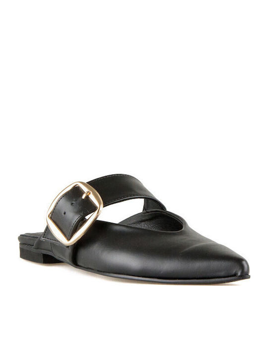 Mules with Heel in Black Color