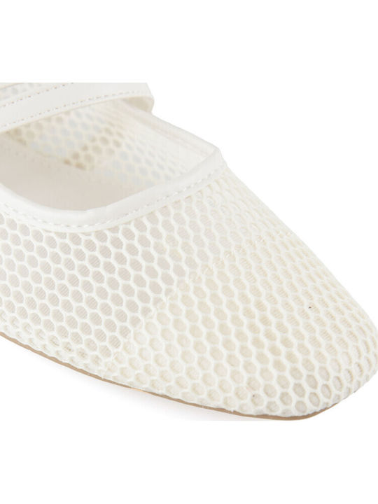 Damen Ballerinas in Weiß Farbe