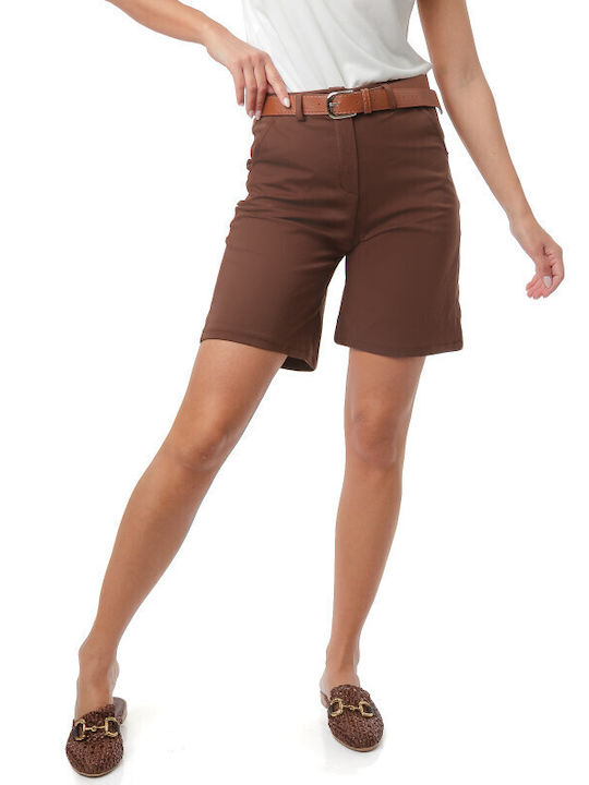 Damen Bermuda Brown