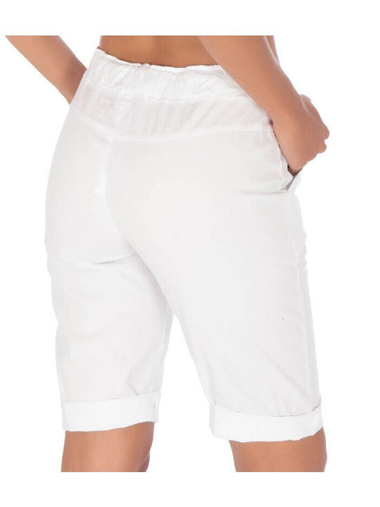 Women's Bermuda Shorts White