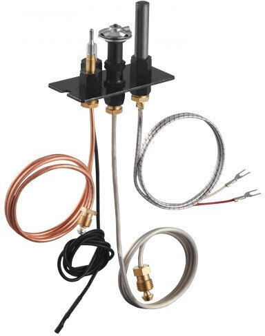 Vevor Gas Fireplace Pilot Assembly Natural Gas & LPG Suitable for Majestic Vermont Castings Temco Rqbldhzjsdzjs88ty001v7