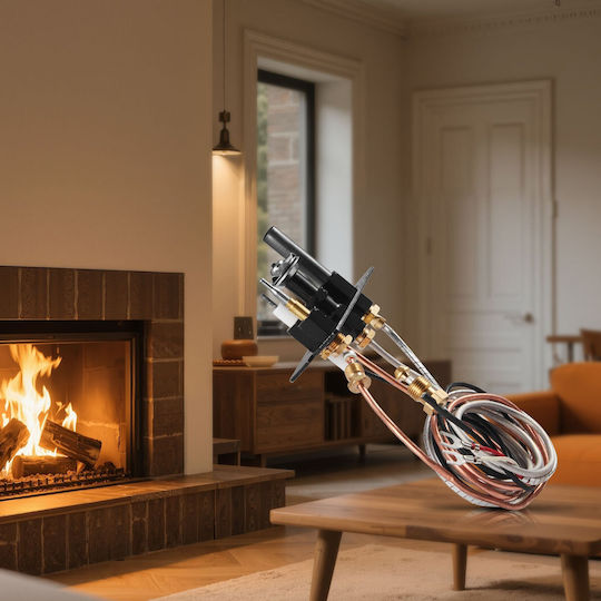 Vevor Gas Fireplace Pilot Assembly Natural Gas & LPG Suitable for Majestic Vermont Castings Temco Rqbldhzjsdzjs88ty001v7