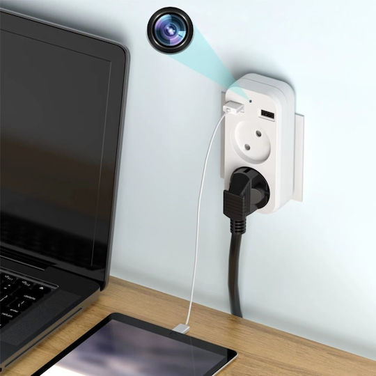 Taggo Cameră Ascunsă WiFi Lampă facială 1080p