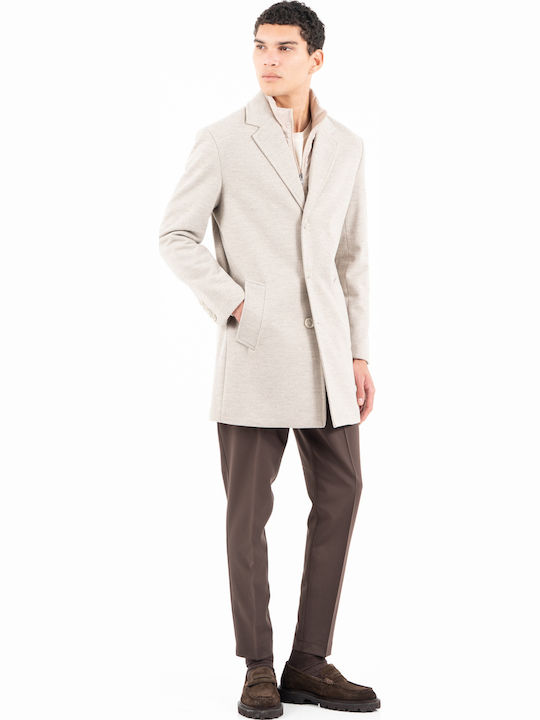 Ανδρικό Παλτό Beige