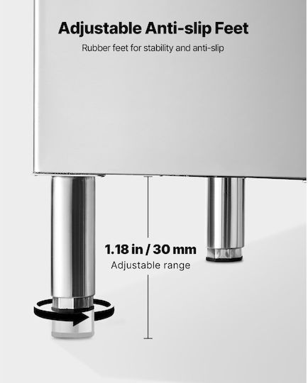 Vevor Commercial Ice Bin 136kg