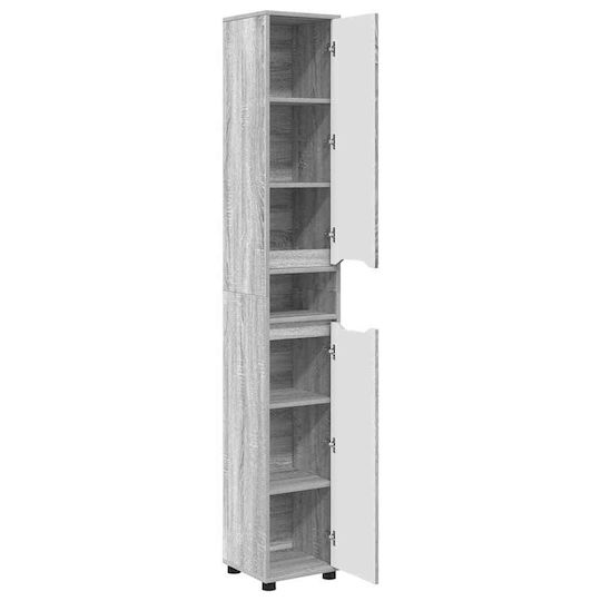 vidaXL Ντουλάπι Μπάνιου 30.5x30x195cm Sonoma
