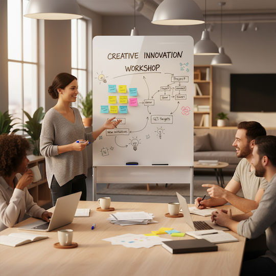 Ergo Office Hanging Dry Erase Board 119x79cm