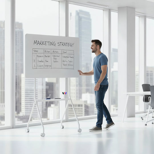 Ergo Office Hanging Dry Erase Board 119x79cm