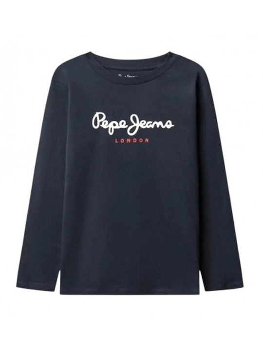 Kids' Shirt Long Sleeve Blue