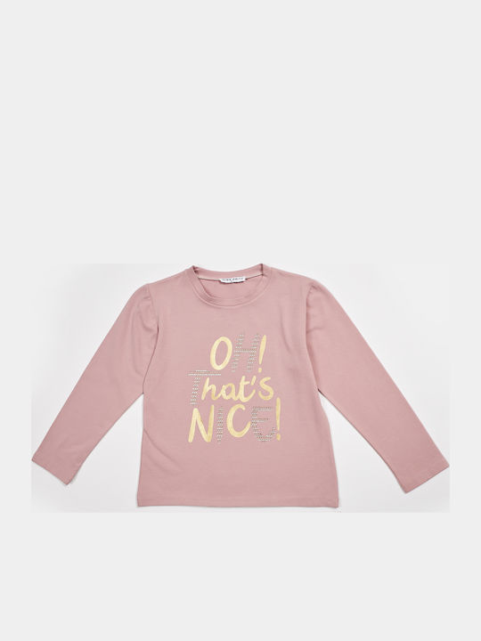 Kinderhemd Langarm Rosa Oh That's Nice