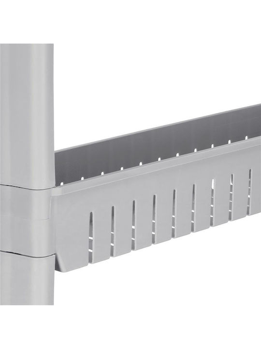 Troler De Bucătărie Din Plastic Cu 3 Locuri Gri 54x13x70cm