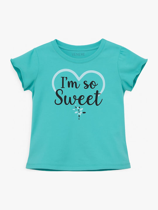 Παιδικό T-shirt Turquoise