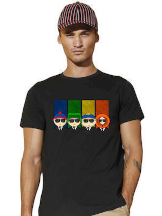 Kids' Shirt Short Sleeve Black South Park - Reservoir Dogs