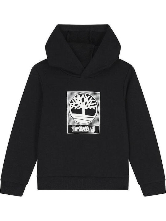 Kids Sweatshirt with Hood Black