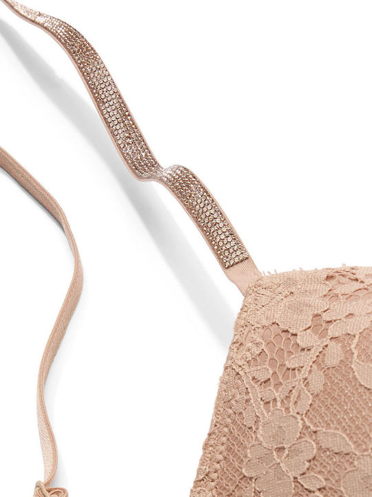 Damen Zeichenfolge Beige