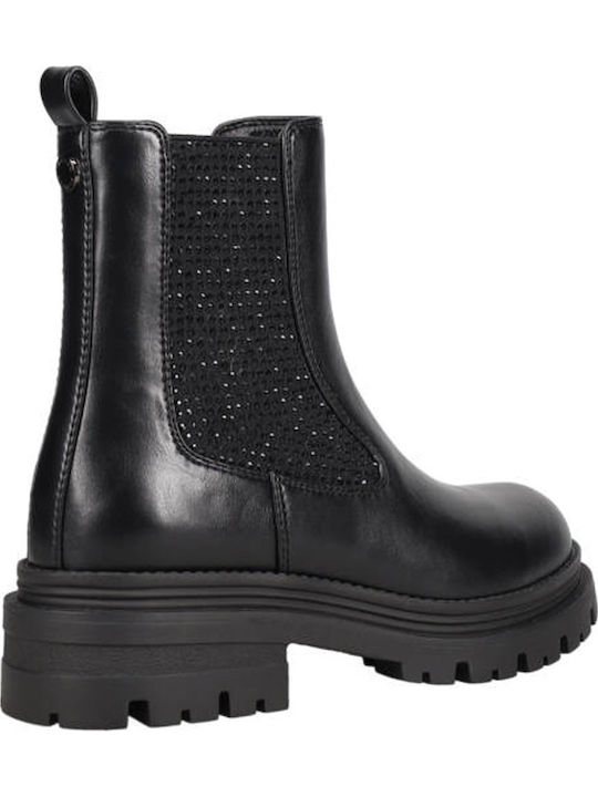 Women's Ankle Boots with Medium Heel Black