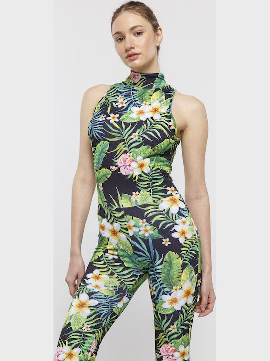 Women's One-piece Suit Jungle Print