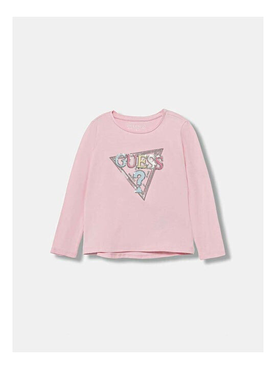 Kinderhemd Langarm Rosa