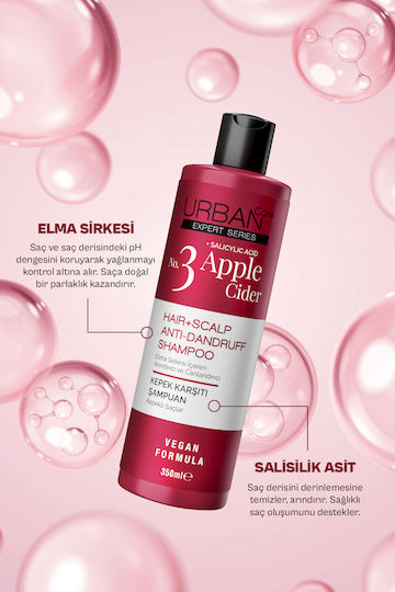 Anti-dandruff Shampoo No.3 Apple Cider Urban Care 350 Ml