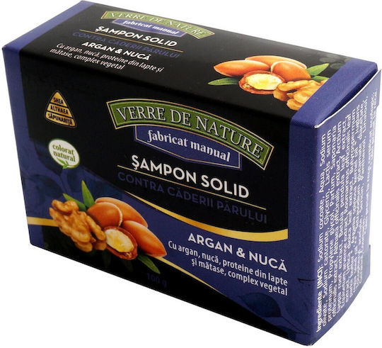 Activ Shampoo Solid Soap Against Hair Loss Argan Walnut Milk Silk Plant Complex 100 G
