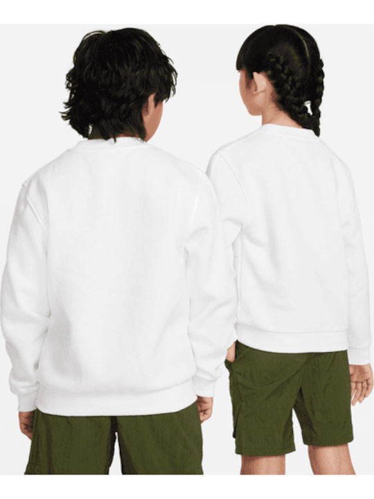 Fleece Hanorac Copii Alb