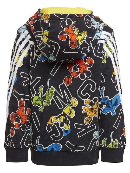 Kinder-Sweatshirt mit Kapuze Schwarz Disney Mickey Mouse
