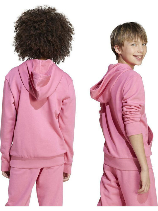 Kids Sweatshirt with Hood and Pockets Fuchsia