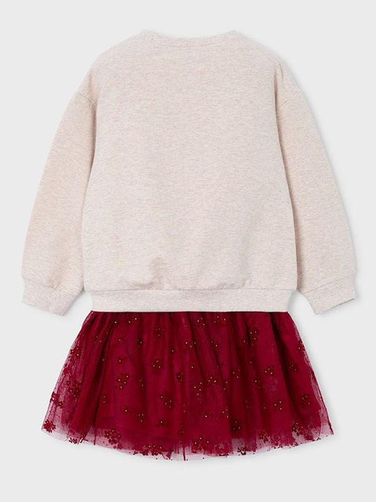 Kids' Set with Skirt Winter 2pcs Red