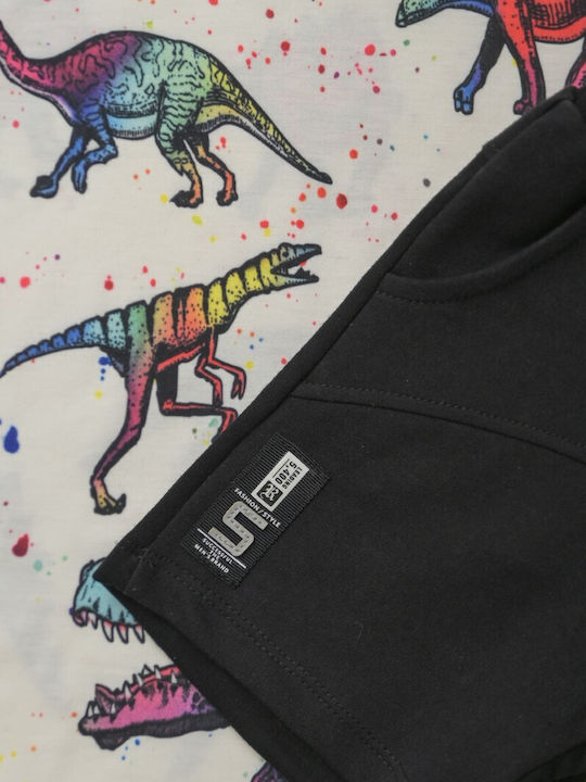 Kinder-Set mit Shorts Sommer 2Stück Weiß