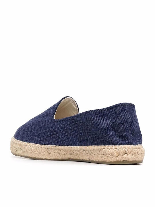 La Havana Stoff Herren Espadrilles in Blau Farbe