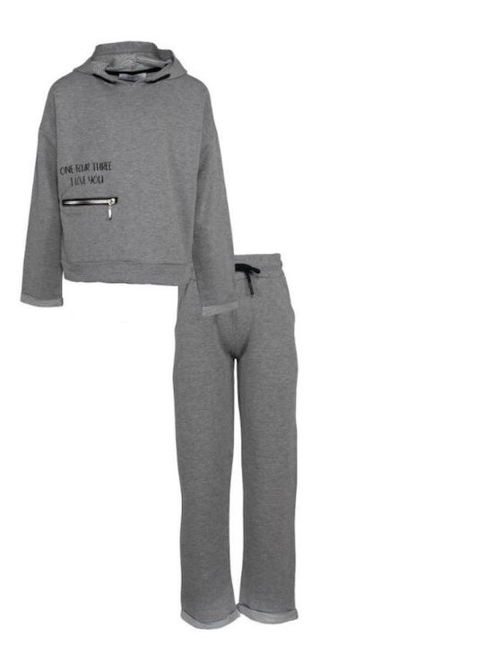Kids' Set with Pants Winter 2pcs Gray