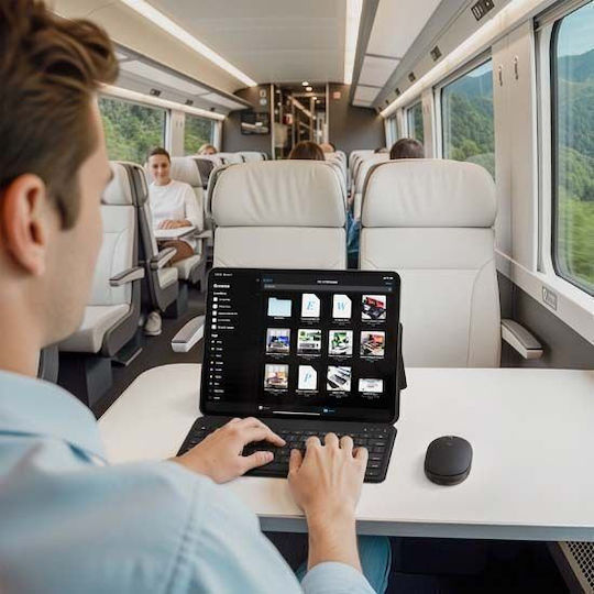 Satechi Onthego Ασύρματο Bluetooth Ποντίκι Μπεζ