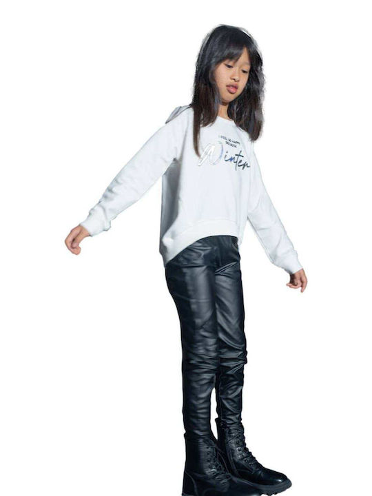Kinder-Set mit Leggings Winter 2Stück White