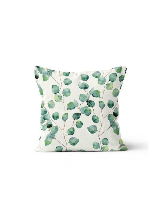 Beauty Home Decorative Pillow Case Eucalyptus Multicolour 45x45cm