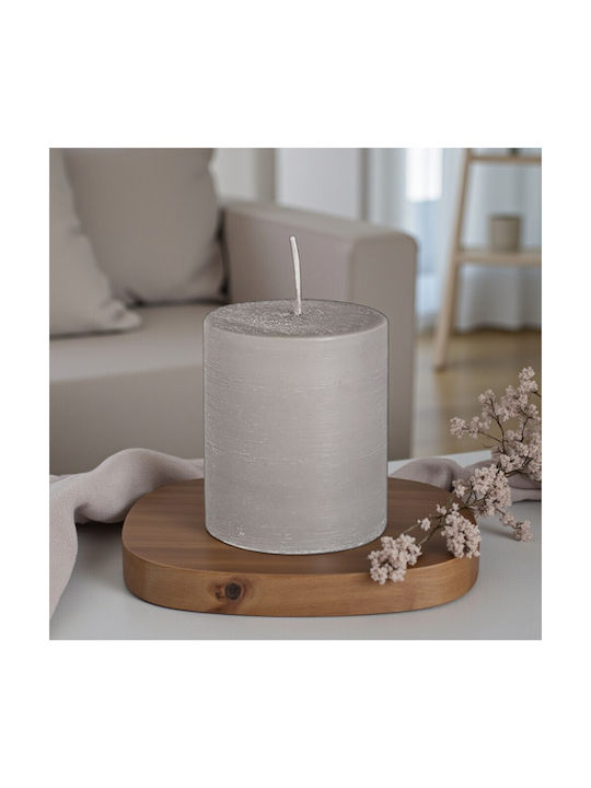 Lumânări Aromatice Gri Deschis White Musk 7x12cm