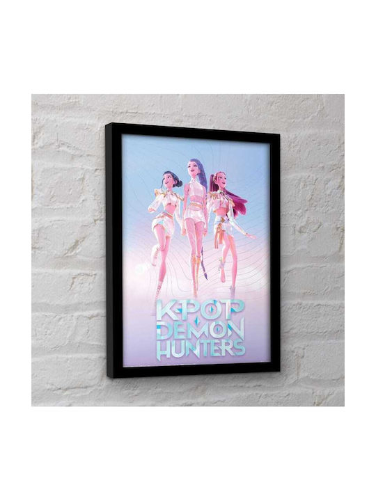 K-pop Demon Hunters Golden Poster Frame 31x41cm