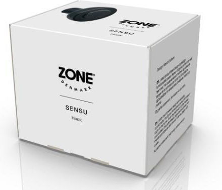 Zone Denmark Κρεμάστρα Τοίχου Ξύλινη Μαύρη 7.5x7.5x4.5cm