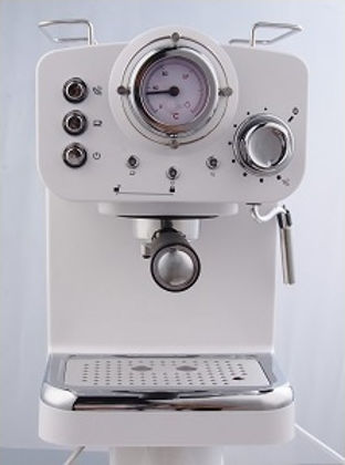 Arielli Μηχανή Espresso 1100W Πίεσης 15bar Λευκή KM-501W