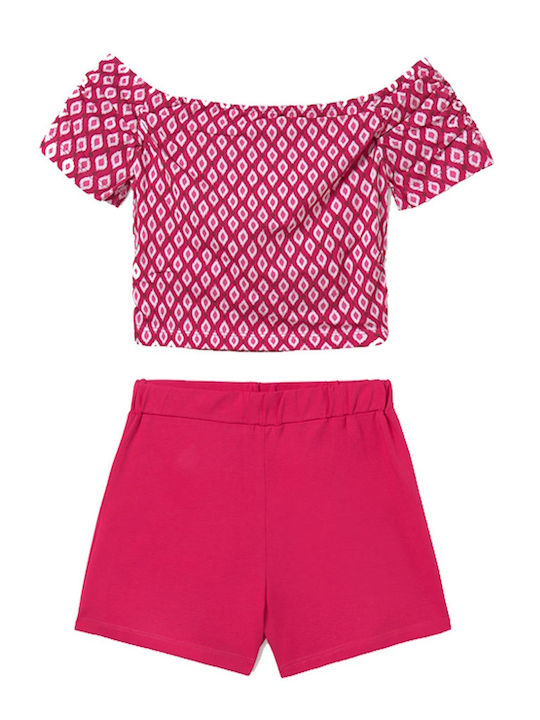 Kids' Set with Shorts Summer 2pcs Pink